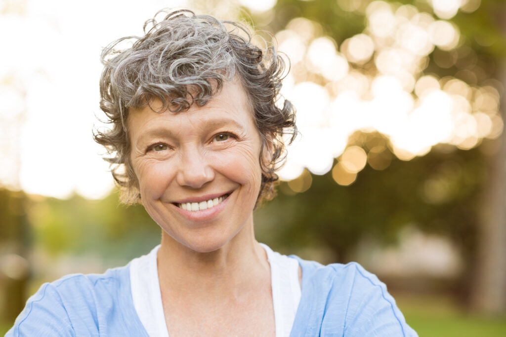 Mujer sonriendo