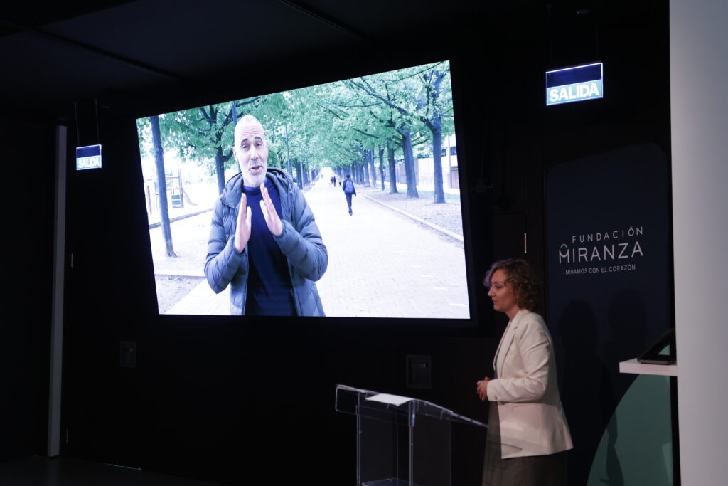 Ana Sequí , directora de Fundación Miranza, y Álex Corretja, embajador de la Fundación